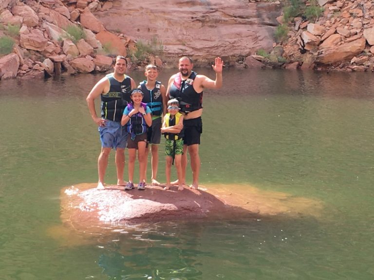 Lake Powell on Houseboat